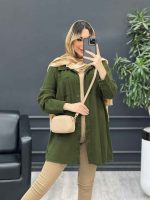 مانتو کتان شاپرک کد 4691 - تصویر 12
