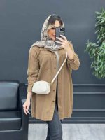 مانتو کتان شاپرک کد 4691 - تصویر 24