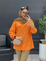 مانتو لینن نارون کد 4690 - تصویر 13