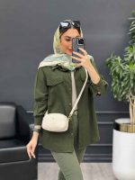مانتو لینن نارون کد 4690 - تصویر 11
