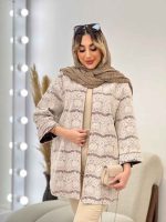 مانتو دانتل مغزی دوزی کد 4739 - تصویر 10