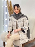 مانتو دانتل مغزی دوزی کد 4739 - تصویر 8