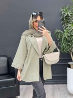 مانتو لینن پشت دو پاگن کد 4737 - تصویر 5
