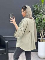 مانتو لینن پشت دو پاگن کد 4737 - تصویر 11