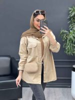 مانتو کتان پایین برش دار کد 4733 - تصویر 14