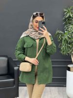 مانتو کتان پایین برش دار کد 4733 - تصویر 2