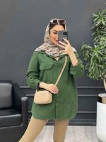 مانتو کتان پایین برش دار کد 4733 - تصویر 18