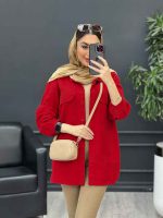 مانتو کتان پایین برش دار کد 4733 - تصویر 12