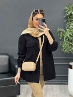 مانتو کتان پایین برش دار کد 4733 - تصویر 11