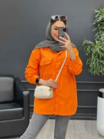 مانتو کتان پایین برش دار کد 4733 - تصویر 16