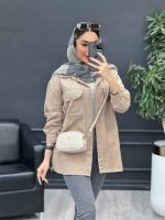 مانتو کتان پایین برش دار کد 4733 - تصویر 15