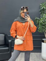 مانتو سه جیب پایین پاگن آیدا کد 4712