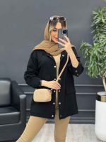 مانتو سه جیب پایین پاگن آیدا کد 4712 - تصویر 4