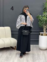 ست بلوز و دامن طرح دار کد 4705