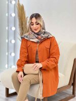 مانتو دو جیب پیله کد 4736 - تصویر 19