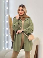 مانتو دو جیب پیله کد 4736 - تصویر 5