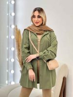 مانتو دو جیب پیله کد 4736 - تصویر 13