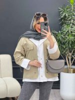 مانتو ترکیبی نورا کد 4742 - تصویر 8