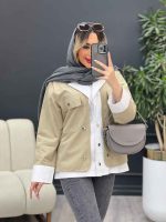 مانتو ترکیبی نورا کد 4742 - تصویر 15