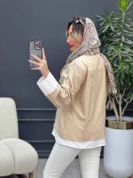 مانتو ترکیبی نورا کد 4742 - تصویر 12