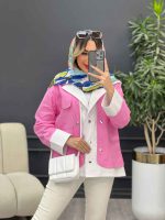 مانتو ترکیبی نورا کد 4742 - تصویر 11
