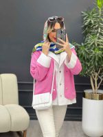 مانتو ترکیبی نورا کد 4742 - تصویر 4
