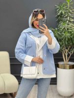 مانتو ترکیبی نورا کد 4742 - تصویر 2