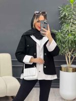 مانتو ترکیبی نورا کد 4742 - تصویر 3