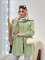 مانتو دو جیب پیله کد 4736 - تصویر 3