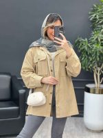 مانتو دو جیب پیله بغل چاک کد 4744 - تصویر 15