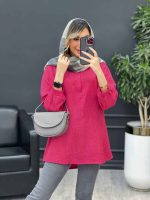 مانتو جلو بسته پیچک کد 4743 - تصویر 12