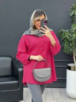 مانتو جلو بسته پیچک کد 4743 - تصویر 4