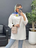 مانتو جلو بسته پیچک کد 4743 - تصویر 10