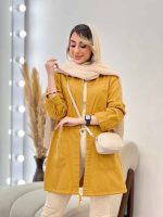 مانتو جین رنگی پایین گت آوا کد 4753 - تصویر 5