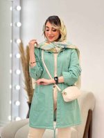 مانتو جین رنگی پایین گت آوا کد 4753 - تصویر 4