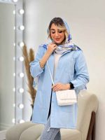 مانتو جین رنگی پایین گت آوا کد 4753 - تصویر 2