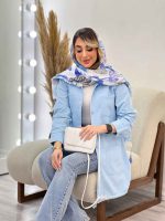 مانتو جین رنگی پایین گت آوا کد 4753 - تصویر 12