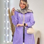 مانتو جین رنگی پایین گت آوا کد 4753