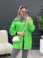 مانتو کتان بغل سه دکمه سوین کد 4750 - تصویر 22