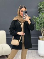 مانتو کتان بغل سه دکمه سوین کد 4750 - تصویر 25