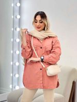 مانتو جیب پرچ هلالی النا کد 4752