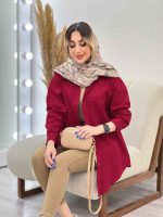 مانتو کتان دو جیب پرند کد 4754 - تصویر 20