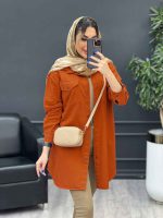 مانتو کتان آنیا کد 4755 - تصویر 10