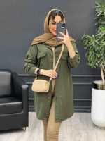 مانتو کتان رنگی غزل کد 4759 - تصویر 10