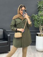 مانتو کتان رنگی غزل کد 4759 - تصویر 19