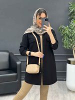 مانتو کتان رنگی غزل کد 4759 - تصویر 18