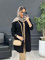 مانتو کتان رنگی غزل کد 4759 - تصویر 9