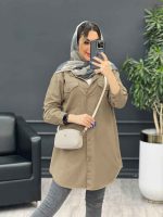 مانتو کتان آنیا کد 4755 - تصویر 12