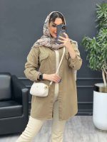 مانتو کتان رنگی غزل کد 4759 - تصویر 6