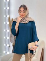 مانتو جلو بسته یقه دار کد 4692 - تصویر 22